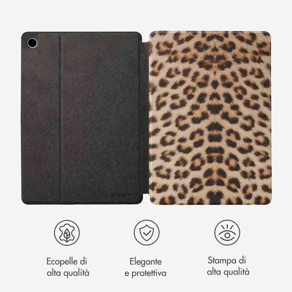 Selencia Cover per tablet Vivid Samsung Galaxy Tab A9 Plus - Wild Leo