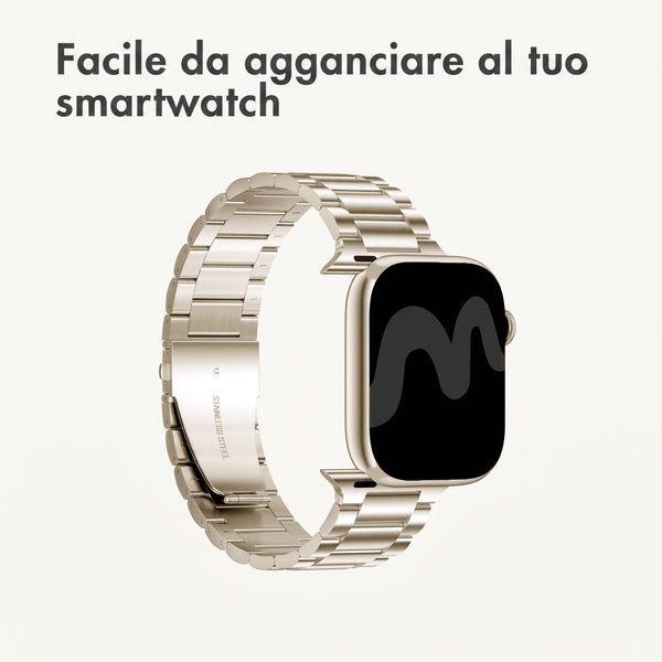 imoshion Cinturino in acciaio Apple Watch | 38/40/41/42 mm - Starlight