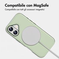 imoshion Cover posteriore Color con Thin MagSafe Ring Apple iPhone 17 - Verde scuro