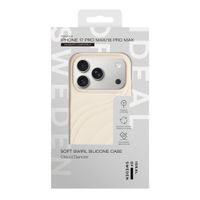 iDeal of Sweden Custodia Soft Swirl Silicone MagSafe Apple iPhone 17 Pro Max - Cloud Dancer