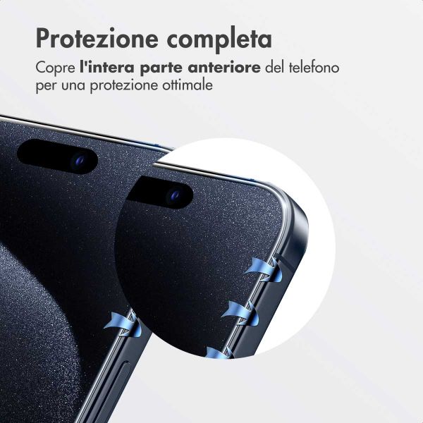 Accezz Vetro temperato + Applicatore Apple iPhone 15 Pro Max