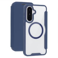 imoshion Bookcase trasparente con MagSafe Samsung Galaxy A37 (5G) - Blu