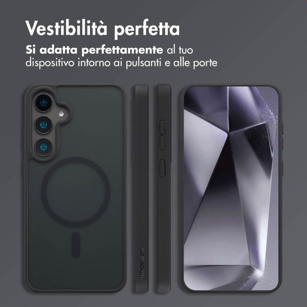 imoshion Cover posteriore Color Guard con MagSafe Samsung Galaxy S24 Plus - Nero