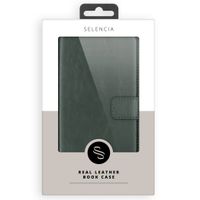 Selencia Cover a libro in vera pelle Apple iPhone 11 - Verde