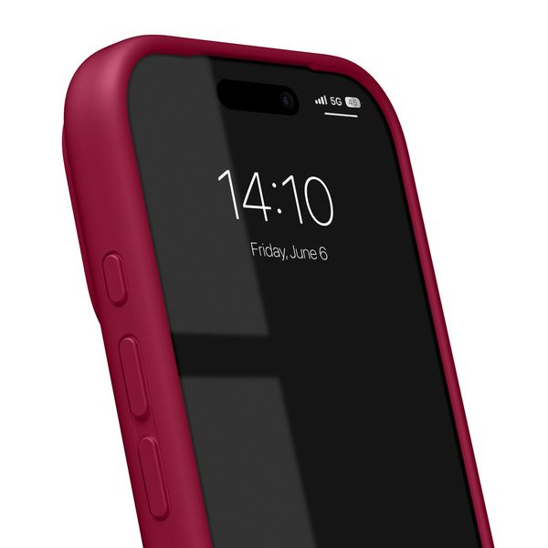 iDeal of Sweden Cover in silicone con MagSafe Apple iPhone 17 Pro - Cranberry