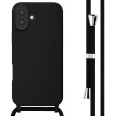 imoshion Cover in Silicone con Cordino Apple iPhone 16 Plus - Nero