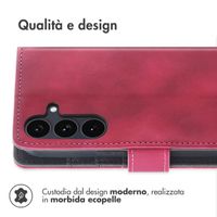 imoshion Cover a libro con Cordino Samsung Galaxy S25 FE - Rosso