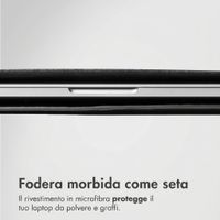 Accezz Cover in pelle per Apple MacBook 16 pollici - Laptopsleeve - Nera