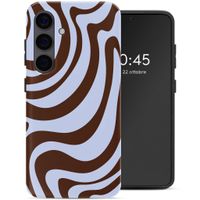 Selencia Cover posteriore Vivid con MagSafe Samsung Galaxy S24 - Dream Swirl Chocolate