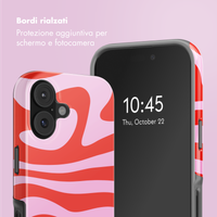 Selencia Cover posteriore Vivid con MagSafe Apple iPhone 17 - Dream Swirl Pink