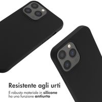 imoshion Cover in Silicone con Cordino Apple iPhone 13 Pro Max - Nero