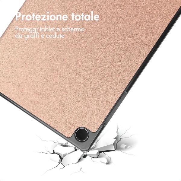 imoshion Cover a libro Trifold Samsung Galaxy Tab A11 Plus - Rose Gold