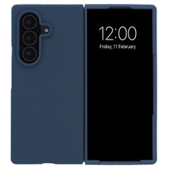 Accezz Cover in silicone liquido con MagSafe Samsung Galaxy Z Fold 8 Ultra - Blu scuro