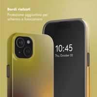 Selencia Cover posteriore Vivid con MagSafe Apple iPhone 15 - Gradient Olive Dust