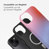 Selencia Cover posteriore Vivid con MagSafe Apple iPhone 13 - Gradient Soft Blush