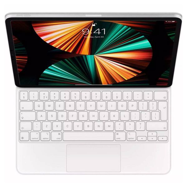 Apple Magic Keyboard Apple iPad Air 13 pollici (2026) M4 / (2025) M3 / (2024) M2 / iPad Pro 12.9 (2018/2020/2021/2022) - QWERTY / NL - Bianco