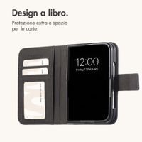 imoshion Cover a libro di Lusso Apple iPhone Duo - Blu scuro