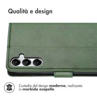 imoshion Cover a libro di Lusso Samsung Galaxy S25 / S24 - Verde
