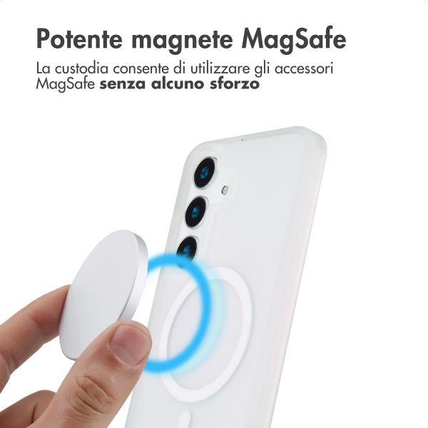 imoshion Cover posteriore Color Guard con MagSafe Samsung Galaxy S25 Plus - Bianco