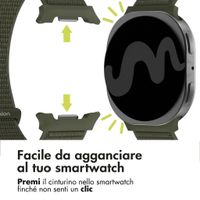 imoshion Cinturino in nylon Samsung Galaxy Watch 8 (40/44mm) / Classic (46mm) - Army Green