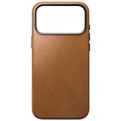 Nomad Cover posteriore Traditional Leather con MagSafe Apple iPhone 18 Pro Max - English Tan