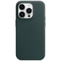 Apple Cover Posteriore in Pelle con MagSafe Apple iPhone 14 Pro - Forest Green
