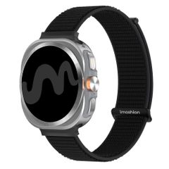 imoshion Nylon bandje Samsung Galaxy Watch Ultra 2 (2026) / Ultra (2024/2025) - Zwart