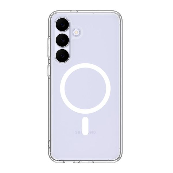 Spigen Cover Posteriore Ultra Ibrida con MagSafe Samsung Galaxy S25 FE - Clear / White