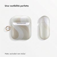 Selencia Cover Vivid  Apple Airpods 1 / 2 - Desert Waves Beige