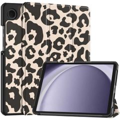 imoshion Cover Trifold Design Samsung Galaxy Tab A11 / A9 8.7 pollici - Leopard