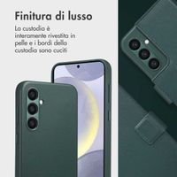 Accezz Cover in pelle 2 in 1 con MagSafe Samsung Galaxy S24 Plus - Cedar Green