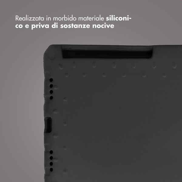 imoshion Cover Antishoc Speciale Bambini con Manico iPad Air (2022 / 2020) - Nero