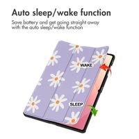 imoshion Cover Trifold Design Samsung Galaxy Tab S11 Ultra - Flowers Distance