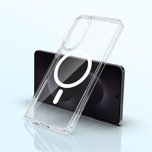 Accezz Cover posteriore Xtreme Impact con MagSafe Samsung Galaxy S25 Edge - Trasparente