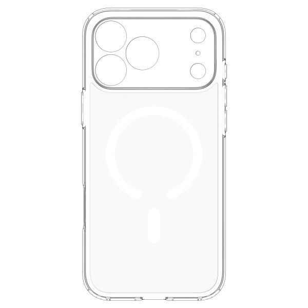 Spigen Cover Posteriore Ultra Ibrida con MagSafe Apple iPhone 18 Pro Max / 17 Pro Max - Clear / White