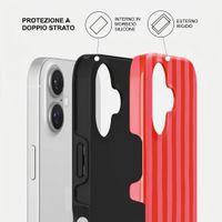 Burga Cover Posteriore Resistente con MagSafe Apple iPhone 17 - Pomegranate