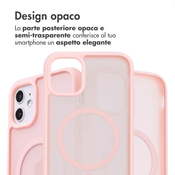imoshion Cover posteriore Color Guard con MagSafe Apple iPhone 11 - Rosa chiaro