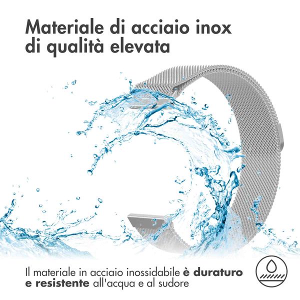imoshion Cinturino milanese magnetico  - Attacco universale 18 mm - Argento