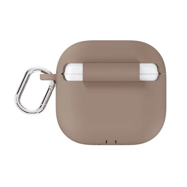 Holdit Custodia Solid Silicone Apple AirPods 4 - Mocha Brown