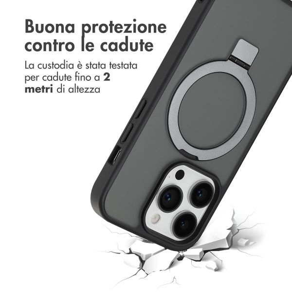 Accezz Cover con anello e supporto con MagSafe Apple iPhone 14 Pro - Nero