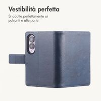 imoshion Cover a libro di Lusso Samsung Galaxy Z Fold 8 - Blu scuro