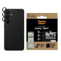 PanzerGlass Pellicole protettive fotocamera Hoops Optic Rings Samsung Galaxy S25 - Nero