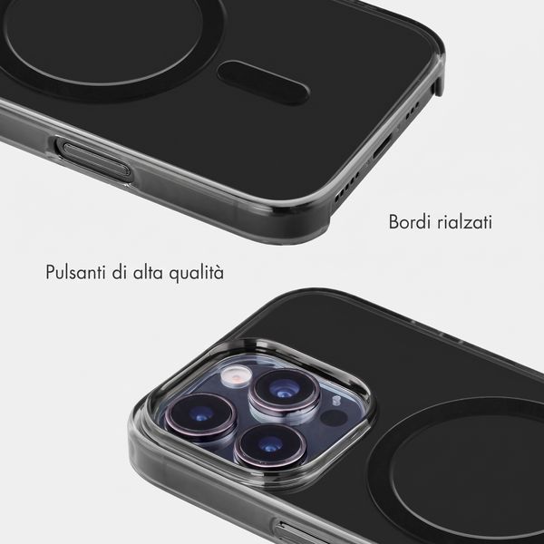 Accezz Lite custodia posteriore con MagSafe Apple iPhone 16 Pro - Smokey Clear
