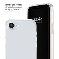 Selencia Cover trasparente con ganci rimovibili + cinturino da polso con pietre naturali Apple iPhone 17e / 16e - Earth Tones