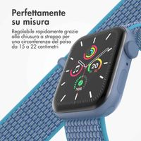 imoshion Cinturino in nylon Apple Watch | 44/45/46/49 mm - Marine Blue