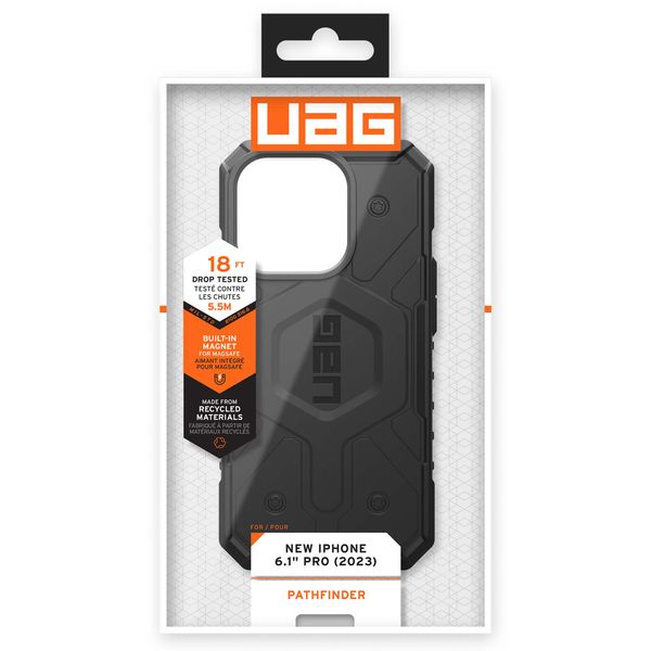 UAG Cover Posteriore Pathfinder con MagSafe Apple iPhone 15 Pro - Nero