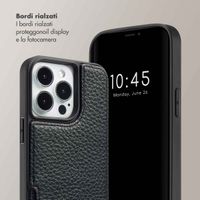 Selencia Cover per telefono Nova con cordino e portacarte Apple iPhone 13 Pro - Nero