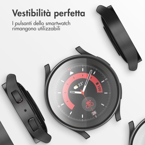 imoshion Cover rigida integrale Samsung Galaxy Watch 6 - 44 mm - Nero