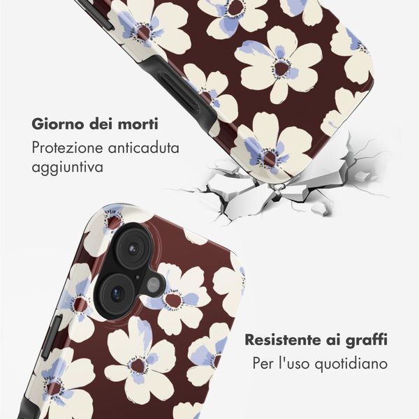 Selencia Cover posteriore Vivid con MagSafe Apple iPhone 17 - Choco Flower Pop