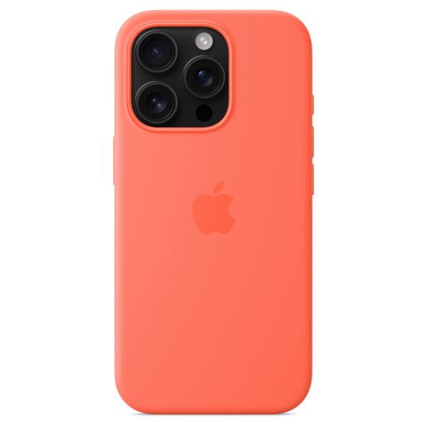 Apple Cover Posteriore in Silicone con MagSafe Apple iPhone 16 Pro - Tangerine Orange
